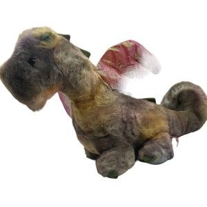 Scorch Beanie Buddies Plush Stuffed Dragon 1999 TY 14” Long 9” P6